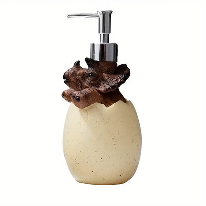 Dinosaur Hatchling Soap Dispenser in Cast Resin, view 8
