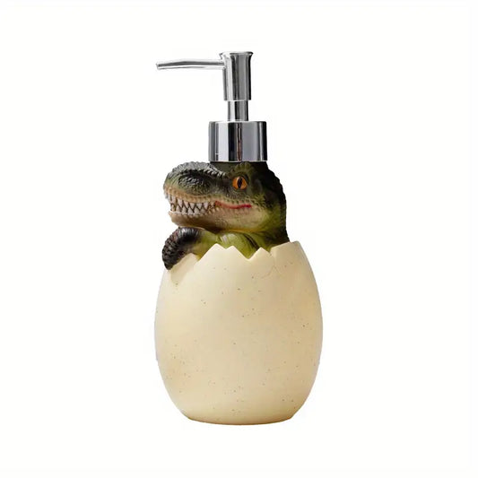 Dinosaur Hatchling Soap Dispenser in Cast Resin