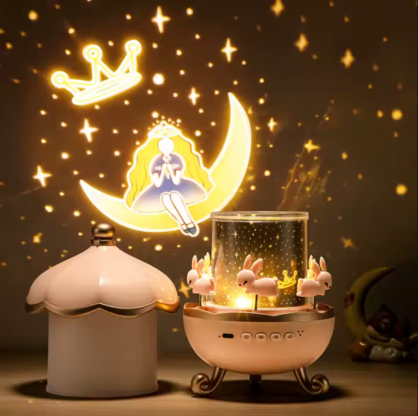 Rotating Projector Night Light with 12 Themes, view 2