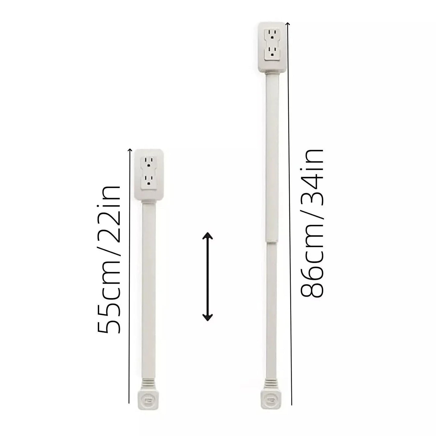 Extendable Wall Outlet Extender with USB-A and USB-C, view 8