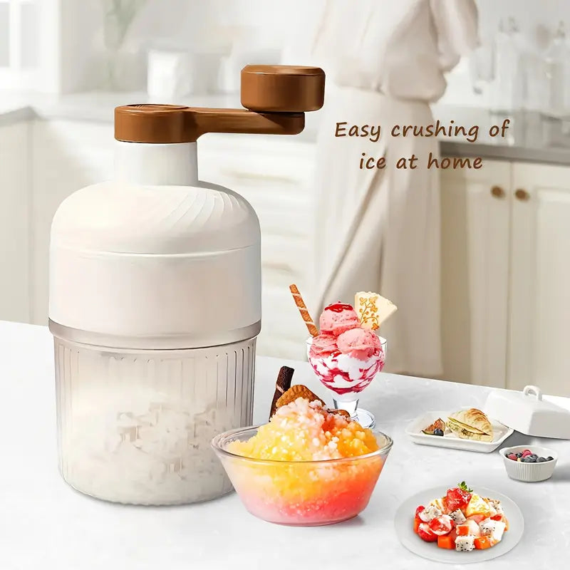 Hand Crank Ice Shaver for Snow Cones, view 6