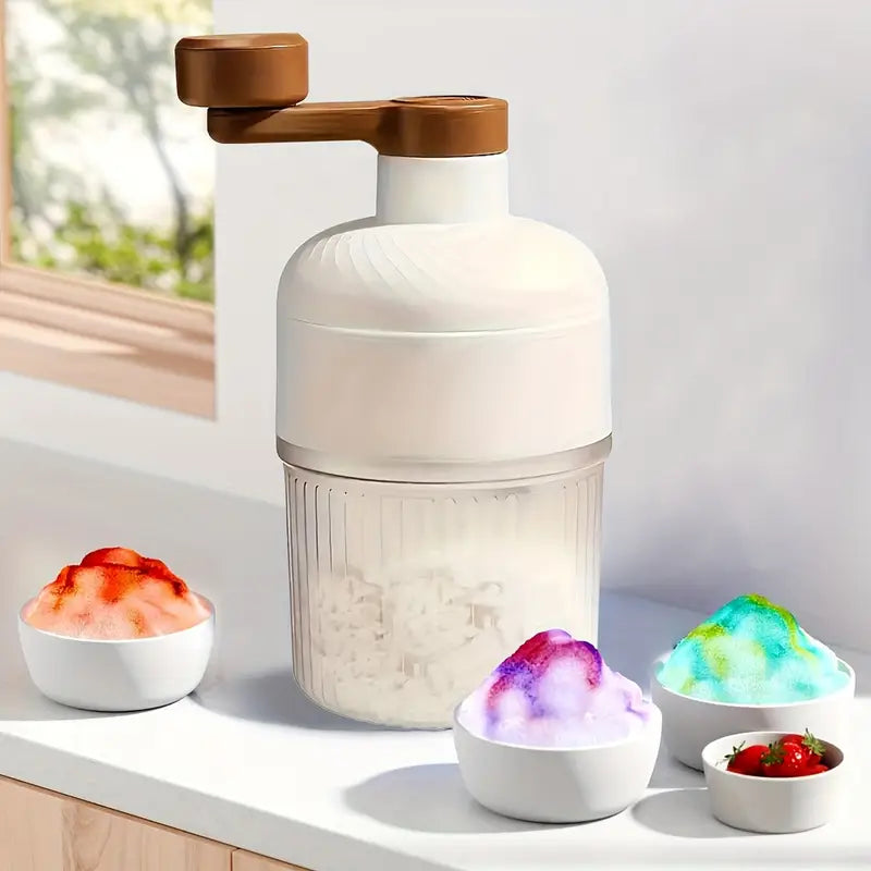 Hand Crank Ice Shaver for Snow Cones, view 3