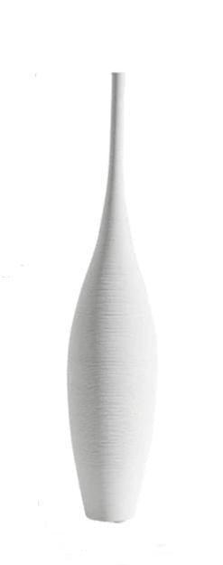 Slim Textured Ceramic Vases, White or Black, view 12