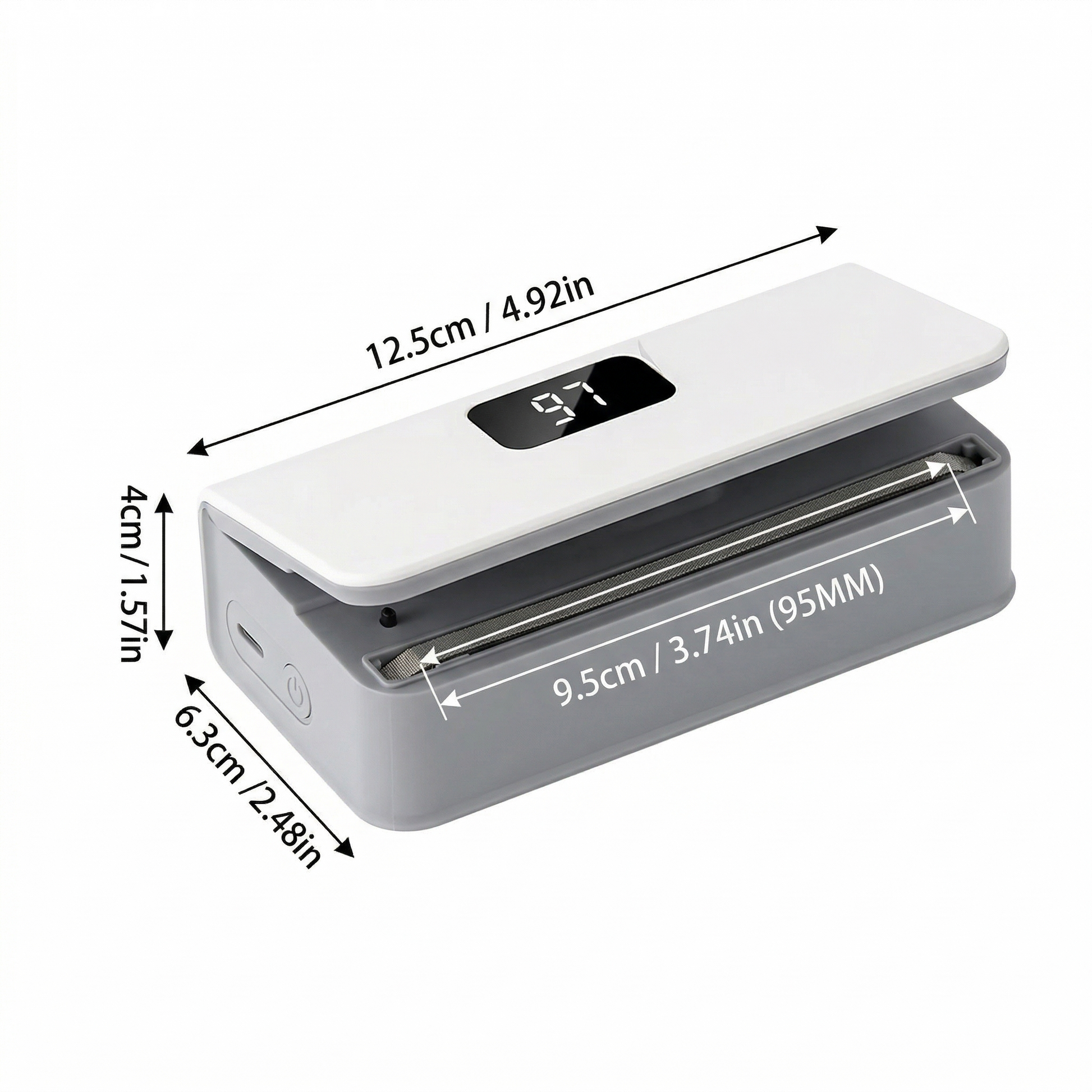 Portable Bag Sealer, USB-C Rechargeable, view 6