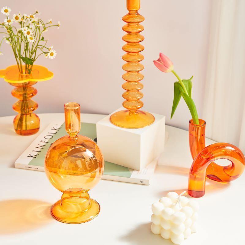 Blown Glass Loop Vase for Plant Cuttings, view 8