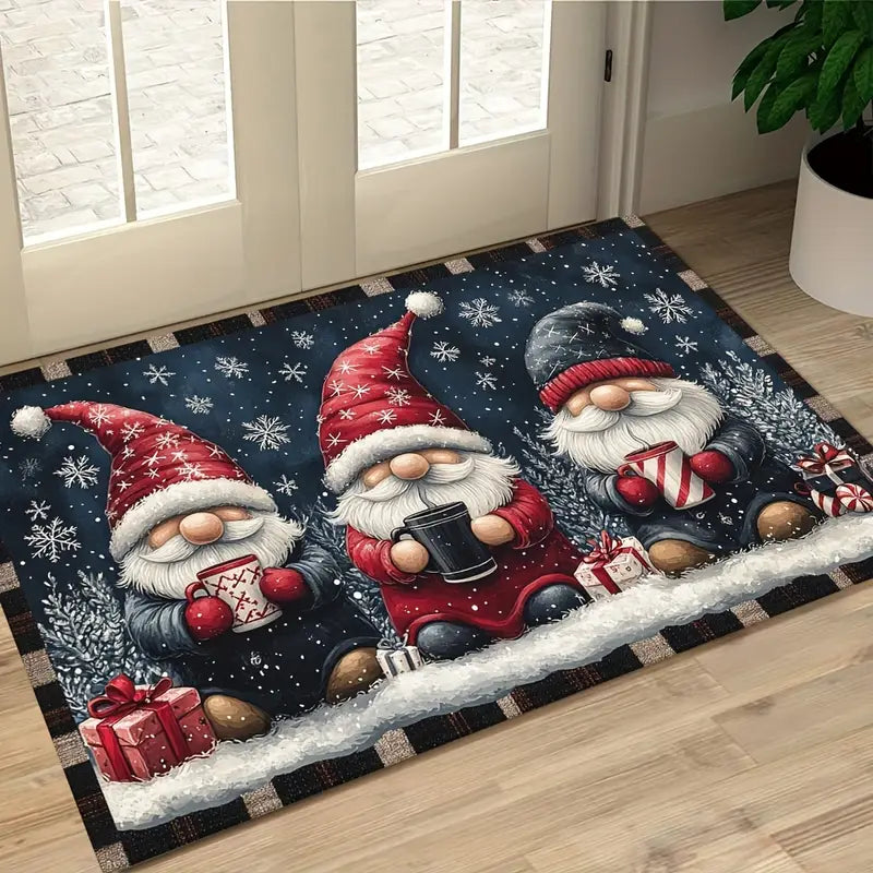 Christmas Gnome Doormat, Two Sizes, Non Slip