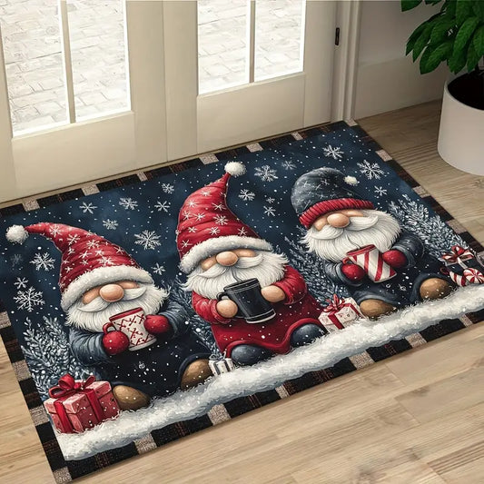 Christmas Gnome Doormat, Two Sizes, Non Slip