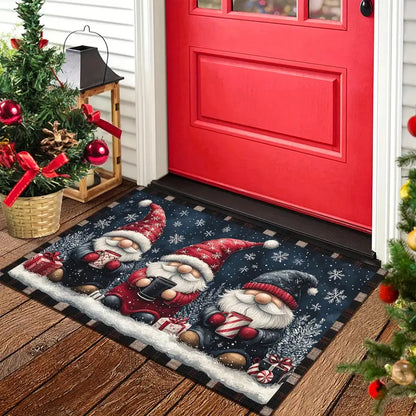 Christmas Gnome Doormat, Two Sizes, Non Slip, view 5