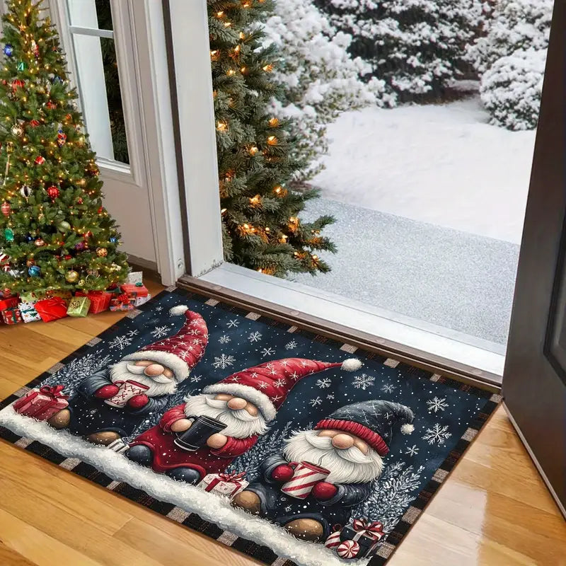 Christmas Gnome Doormat, Two Sizes, Non Slip, view 7