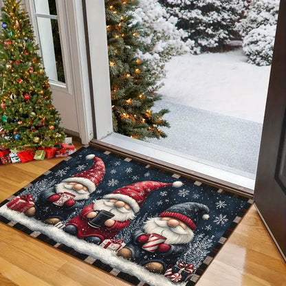 Christmas Gnome Doormat, Two Sizes, Non Slip, view 7