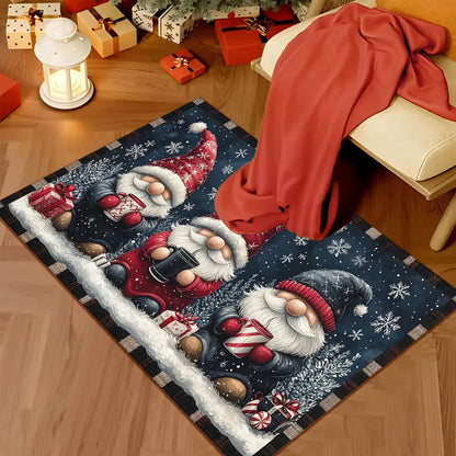 Christmas Gnome Doormat, Two Sizes, Non Slip, view 9