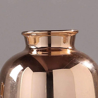 Electroplated Gold Glass Bud Vase, Solid or Gradient, view 3