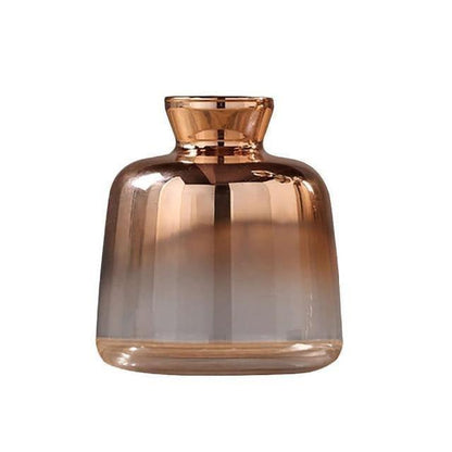 Electroplated Gold Glass Bud Vase, Solid or Gradient, view 9