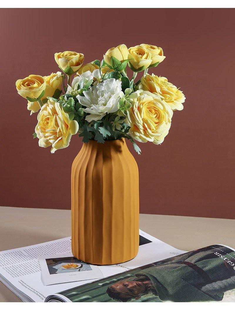 Textured Ceramic Vase, Short, Tall or Wide, view 2