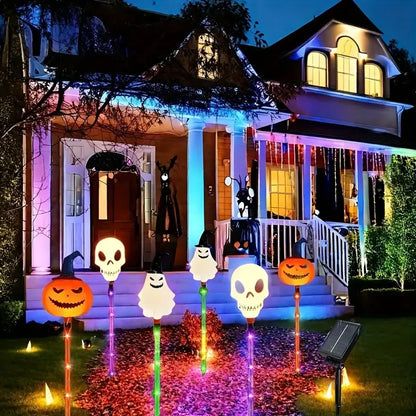 Solar Halloween Path Light Stakes, Set of 6, view 3