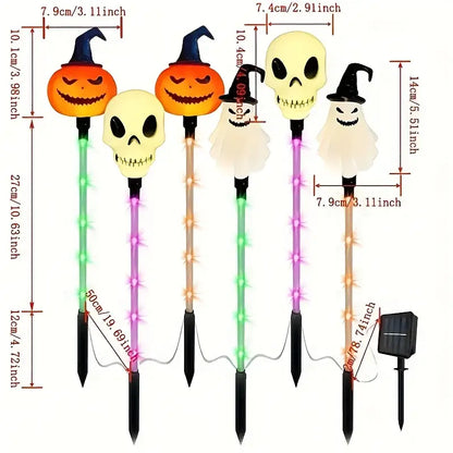 Solar Halloween Path Light Stakes, Set of 6, view 6