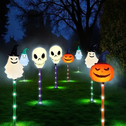 Solar Halloween Path Light Stakes, Set of 6, view 4
