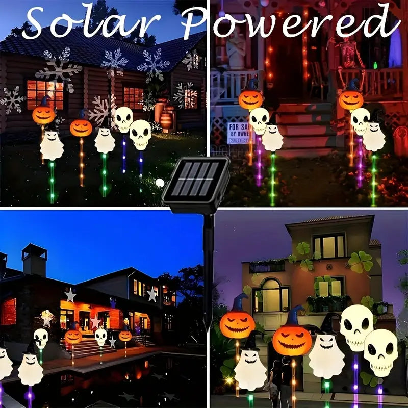 Solar Halloween Path Light Stakes, Set of 6, view 5
