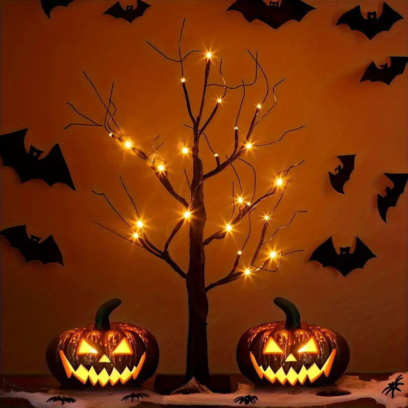 Lit Branch Tree, 20 in, 24 LEDs, USB or Battery