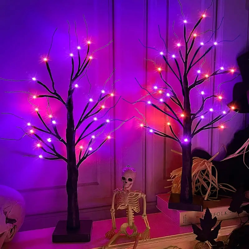 Lit Branch Tree, 20 in, 24 LEDs, USB or Battery, view 7