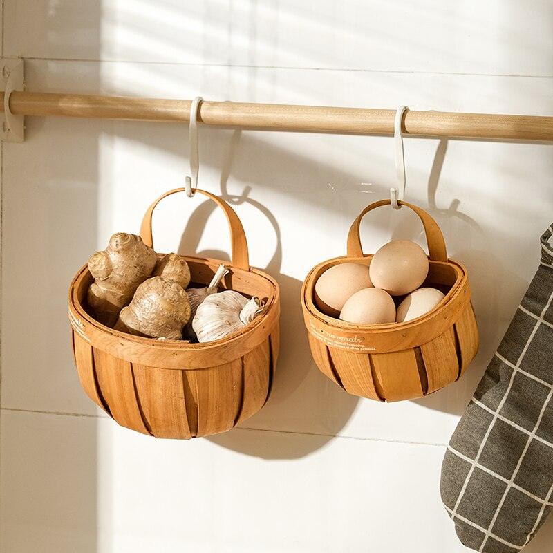 Round Wood Planter and Storage Bin, Two Sizes