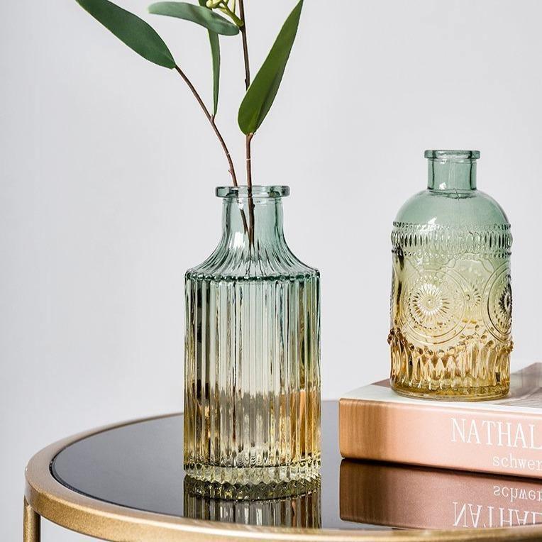 Ombre Glass Bottle Bud Vases, Singles or Full Set, view 9