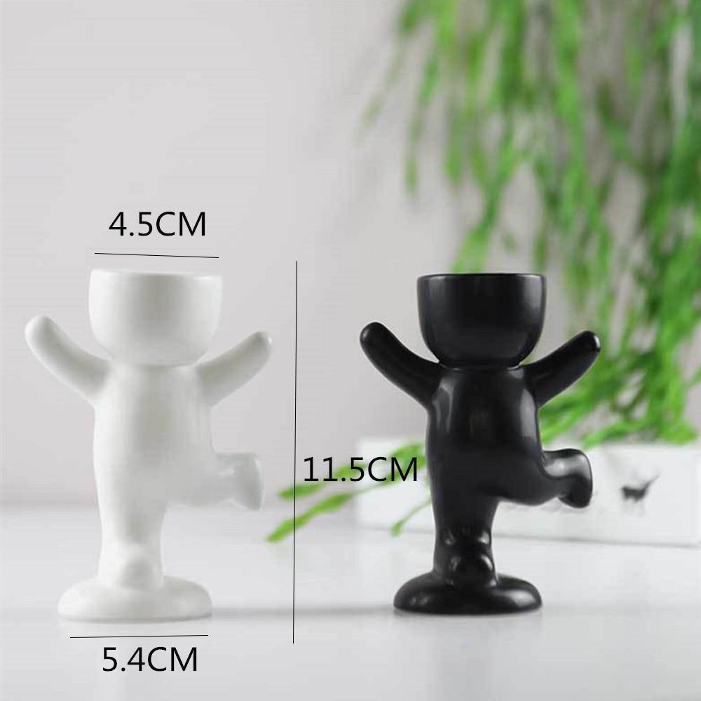 Little Person Ceramic Succulent Planter, Six Poses, view 33