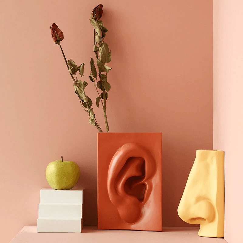 Human Senses Resin Vase, Four Sculpted Styles, view 2