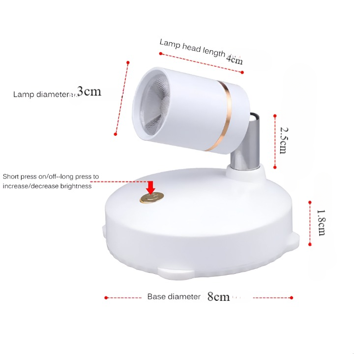 Rechargeable LED Accent Spotlight with Remote, view 10