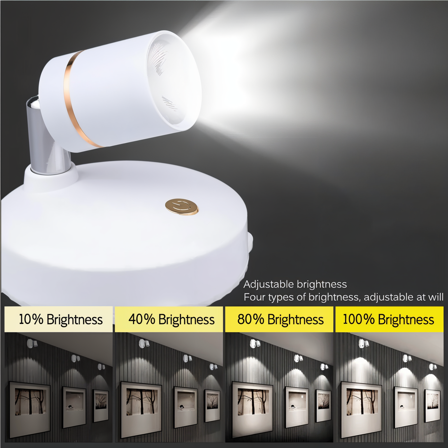 Rechargeable LED Accent Spotlight with Remote, view 7