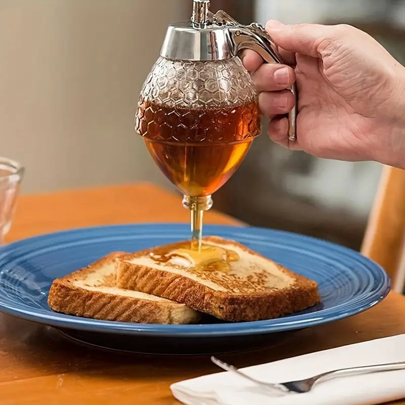 Honey Dispenser with Trigger and Honeycomb Body, view 7