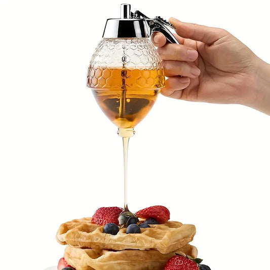 Honey Dispenser with Trigger and Honeycomb Body