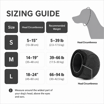 Calming Ear Wrap for Dogs with Adjustable Chin Strap, view 4
