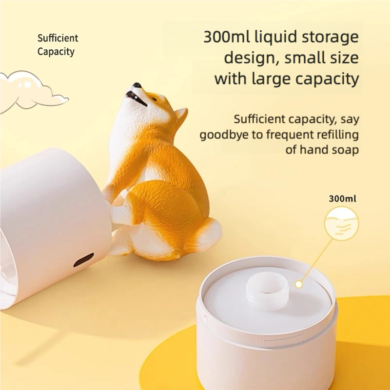 Shiba Inu Soap Dispenser for Kitchen or Bath, view 5