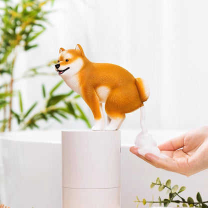 Shiba Inu Soap Dispenser for Kitchen or Bath, view 2