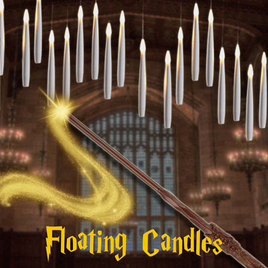 LED Floating Candles with Wand Remote, Hanging Set, view 2