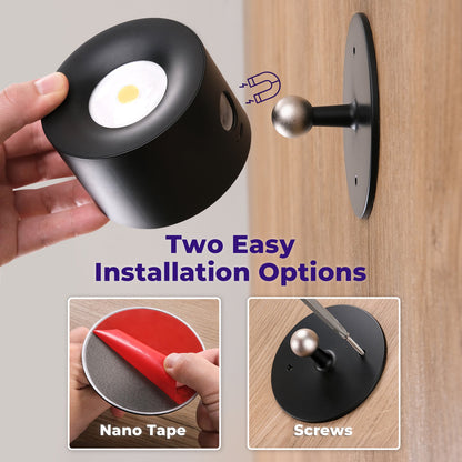 Magnetic Wall Light, Rechargeable, 360 Degree Head, view 6