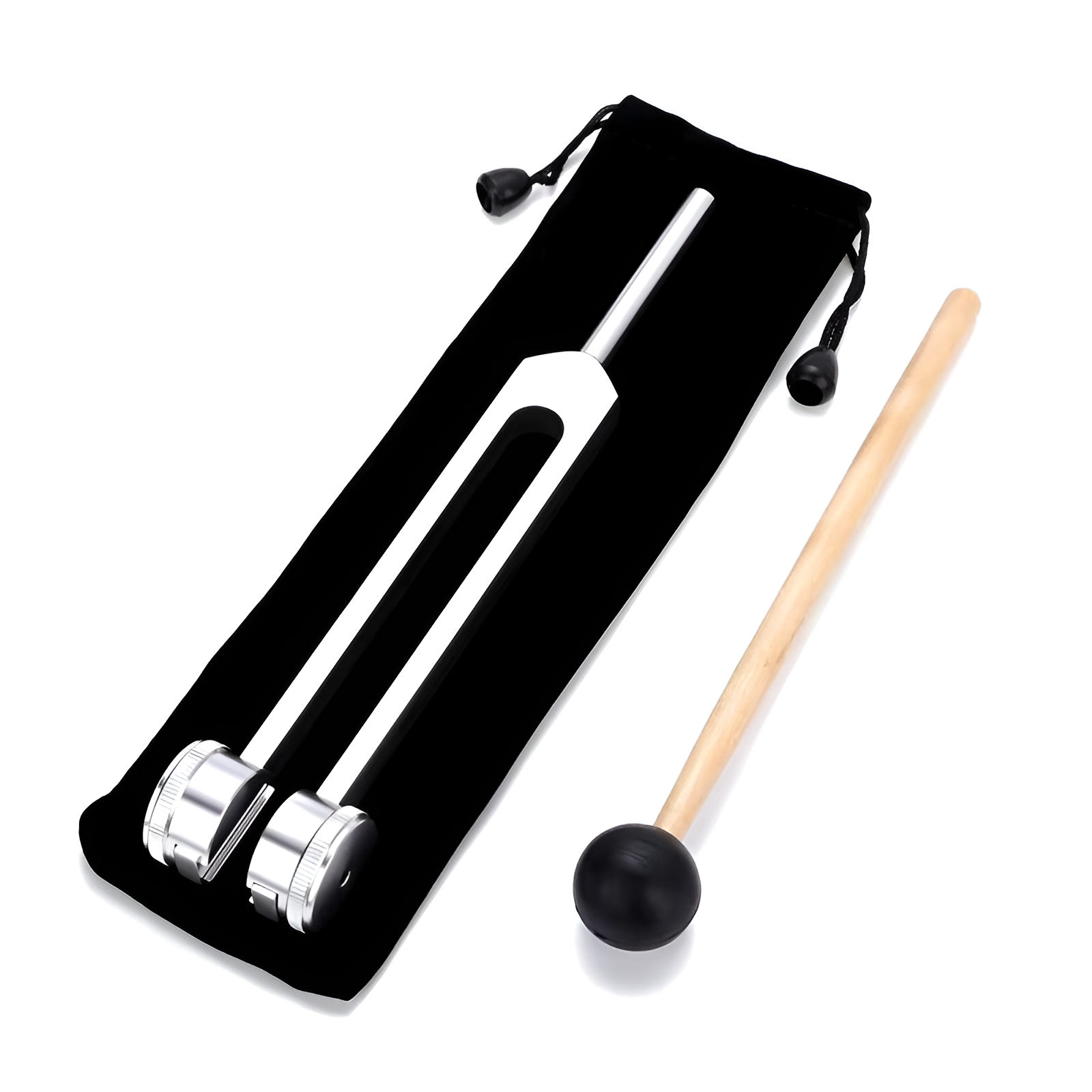 Weighted 128 Hz Tuning Fork with Mallet, 7.9 in