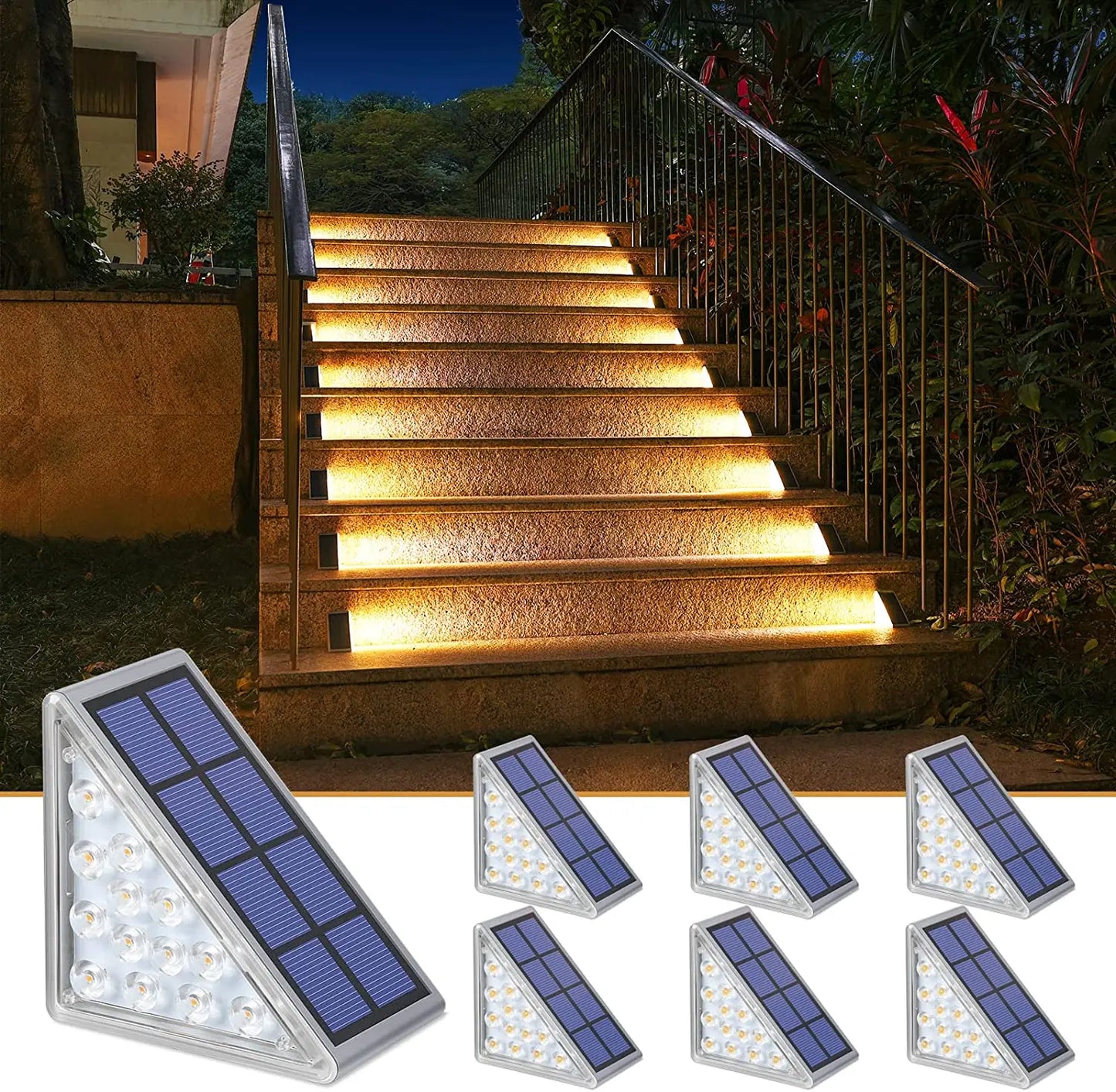 Outdoor Solar Step Lights for Stairs and Decks, view 3