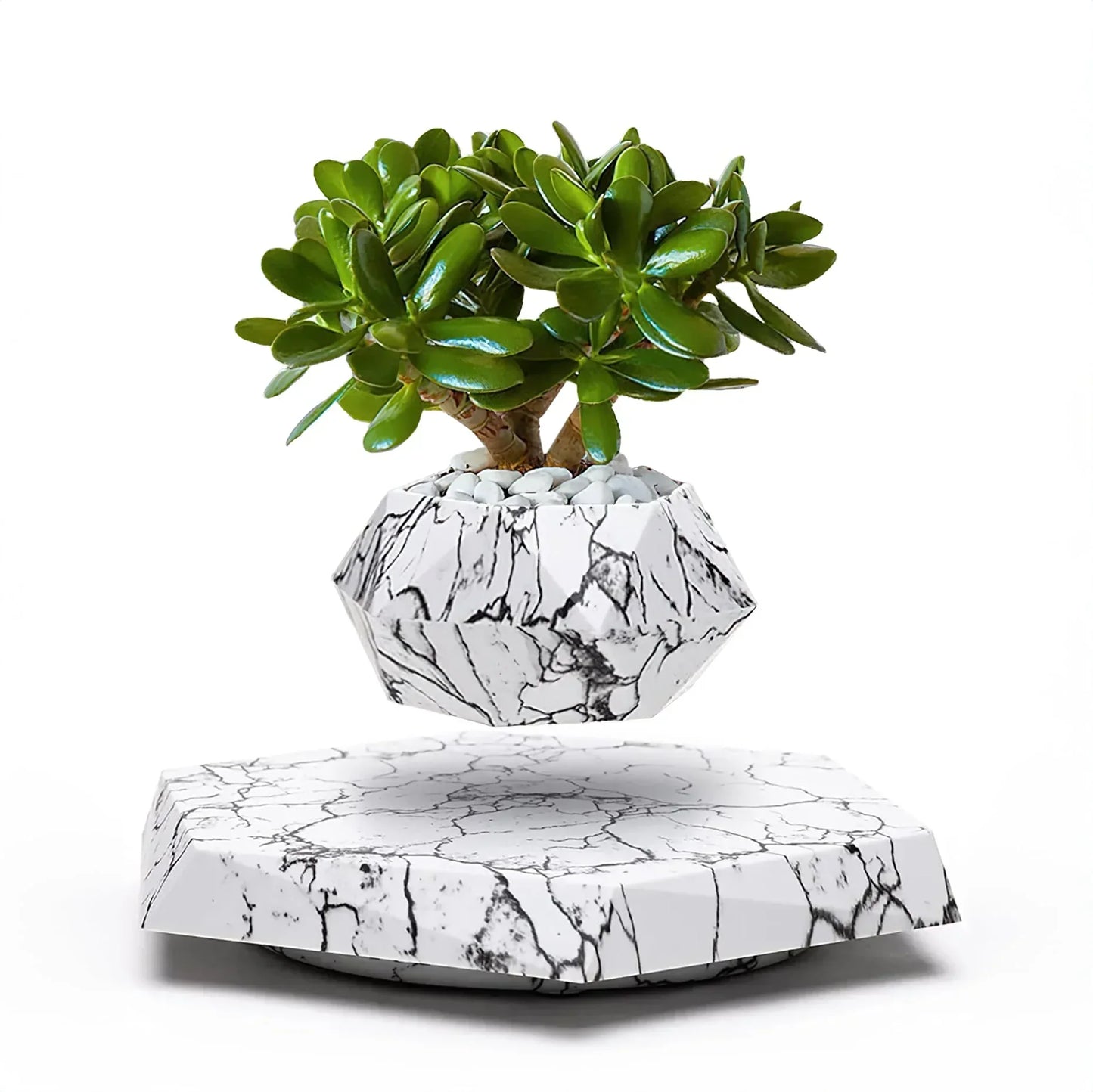 Levitating Plant Pot with Rotating Magnetic Base, view 4