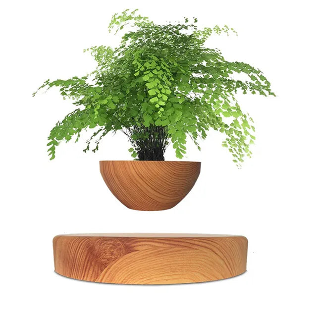 Levitating Plant Pot with Rotating Magnetic Base, view 5