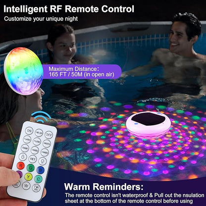Solar Floating Pool Light, 6.7 in, with Remote, view 4