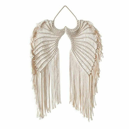 Cotton Blend Wing Wall Hanging, 26.8 in Long, view 3