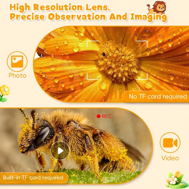 Handheld Digital Microscope for Kids, Two Colors, view 7