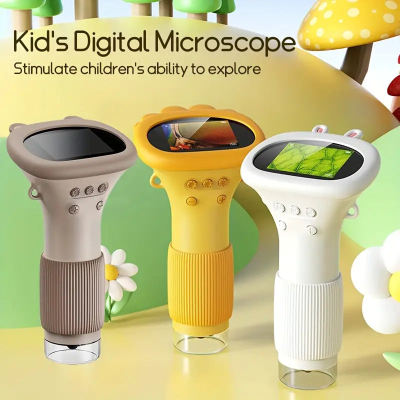 Handheld Digital Microscope for Kids, Two Colors, view 3