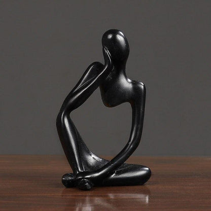 Abstract Thinker Resin Figurine, 5.1 in Tall, view 16
