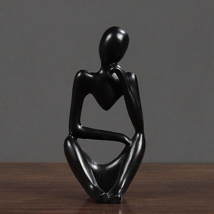 Abstract Thinker Resin Figurine, 5.1 in Tall, view 17