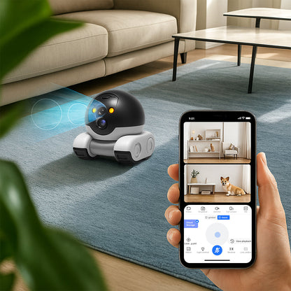 App Controlled Robot Camera on Wheels, 2K Video, view 4
