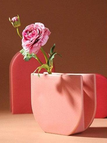 Geometric Ceramic Vases, Round, Half Moon or Arch, view 6