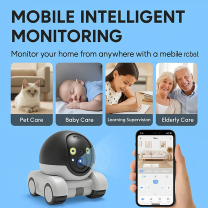 App Controlled Robot Camera on Wheels, 2K Video, view 5